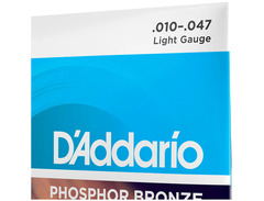 D'Addario EJ38 Phosphor Bronze Acoustic Guitar Strings - .010-.047 Light 12-string image 4