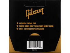 Gibson Accessories SEG-HVR10 Vintage Reissue Electric Guitar Strings - .010-.046 Light image 2
