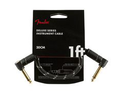 Fender 0990820095 Deluxe Series Right Angle to Right Angle Instrument Cable - 1 foot Black Tweed image 3