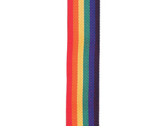 D'Addario Polypropylene Guitar Strap - Rainbow image 2