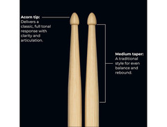 Meinl Stick & Brush Standard 5B Drumsticks image 3