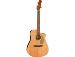 Fender California Redondo Player Acoustic-Electric Guitar Natural image 3