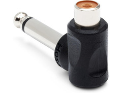Hosa GPR-123 Right-angle Female RCA to Male 1/4 inch TS Adapter image 2