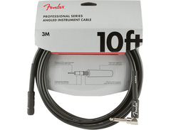 Fender 0990820025 Professional Series Straight to Right Angle Instrument Cable - 10 foot Black image 4