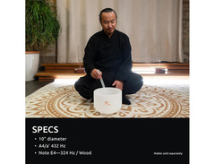Meinl Sonic Energy TCM Crystal Singing Bowl image 4