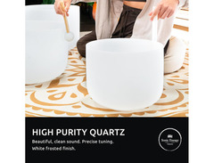 Meinl Sonic Energy 4-piece Om Crystal Singing Bowl Set image 2