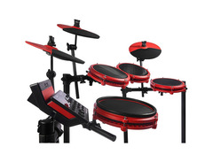 Alesis Nitro Max Mesh 8-Piece Electronic Drum Set With Bluetooth and BFD Sounds Red image 4