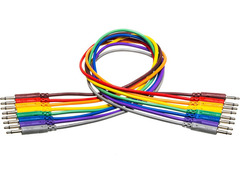 Hosa CMM-830 Eurorack Patch Cables 8-pack - 1 foot (Assorted Colors) image 3