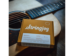 Stringjoy Brights | Super Light Gauge (11-52) 80/20 Bronze Acoustic Guitar Strings image 4