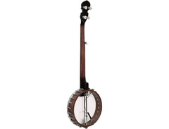 Gold Tone CC-100+ Cripple Creek Acoustic-electric Banjo - High Gloss Vintage Brown image 2