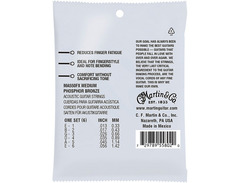 Martin MA550FX Authentic Flexible Core 92/8 Phosphor Bronze Acoustic Guitar Strings - .013-.056 Medium image 2