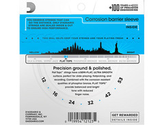D'Addario EFT16 Flat Tops Phosphor Bronze image 2