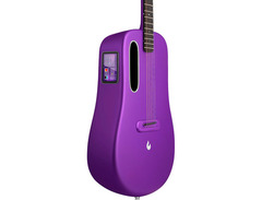 Lava Music Me 4 Carbon Fiber 38" Acoustic-Electric Guitar With Airflow Bag Purple image 4