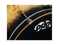 PDP Concept Limited Mapa Burl 4-piece Shell Pack - Mapa Burl to Black Burst Lacquer image 3
