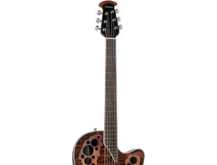 Ovation Celebrity Elite Plus CE44P-TGE Mid-Depth Acoustic-Electric Guitar - Dark Tiger Eye image 2