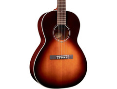 Guild P-250E Memoir 14 Fret Parlor Acoustic-Electric Guitar Vintage Sunburst image 4