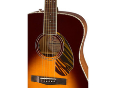 Fender Paramount Pd-220E Dreadnought Acoustic-Electric Guitar 3-Color Vintage Sunburst image 4