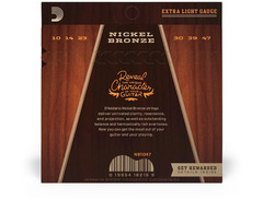 D'addario Nb1256 Nickel Bronze Light Top Med Bottom Acoustic Strings image 2