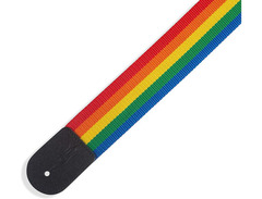 Levy's Leathers M8POLY-RNB 2" Rainbow Polyester Guitar Strap image 3