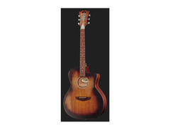 D'Angelico Premier Gramercy LS Acoustic-electric Guitar - Aged Mahogany image 2