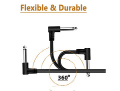 Yueyinpu 1/4" Right Angle TS Mono Cords image 4