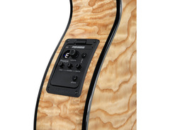 Mitchell Mx430qab Exotic Series Acoustic-Electric Quilted Ash Burl Natural image 4