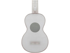 Kala Waterman Seaglass Collection Soprano Ukulele - Transparent Frosted Glass image 2