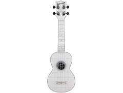 Kala Waterman Seaglass Collection Soprano Ukulele - Transparent Frosted Glass image 3