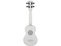Kala Waterman Seaglass Collection Soprano Ukulele - Transparent Frosted Glass image 4