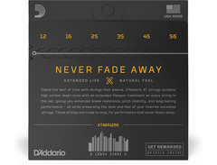 D'Addario XTABR1256 XT 80/20 Bronze Acoustic Guitar Strings - .012-.056 Light Top/Medium Bottom image 2