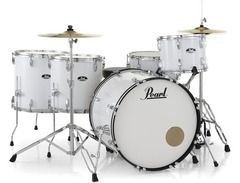Pearl Roadshow RS525WFC/C 5-piece Complete Drum Set with Cymbals - Pure White image 2