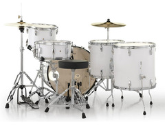 Pearl Roadshow RS525WFC/C 5-piece Complete Drum Set with Cymbals - Pure White image 3