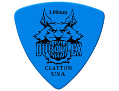 Clayton Duraplex Delrin Rounded Triangle Picks 1 Dozen 1.0 mm image 2
