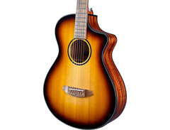 Breedlove ECO Discovery S Concertina CE Acoustic-Electric Guitar - Edgeburst Red Cedar/African Mahogany image 4