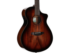 Breedlove ECO Pursuit Exotic S Concert CE Acoustic-Electric Guitar - Edgeburst Koa image 2