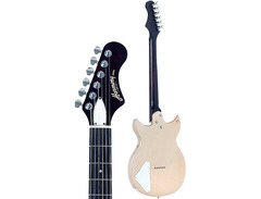 Harmony Rebel Electric Guitar - Champagne with Rosewood Fingerboard image 4