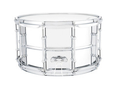 Ludwig Supralite Steel Snare Drum - 8 x 14-inch - Polished image 2