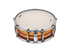 Ludwig Raw Bronze Snare Drum with Tube Lugs - 5 x 14-inch - Raw Patina image 2