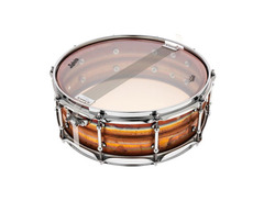 Ludwig Raw Bronze Snare Drum with Tube Lugs - 5 x 14-inch - Raw Patina image 4