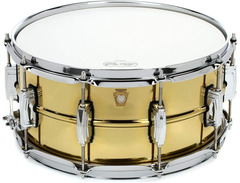 Ludwig "Super Brass" Snare Drum - 6.5 x 14-inch - Polished image 2