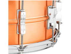 Ludwig Acro Copper Snare Drum - 6.5 x 14 inch - Brushed image 2