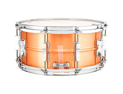 Ludwig Acro Copper Snare Drum - 6.5 x 14 inch - Brushed image 3