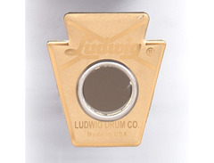 Ludwig "Super Ludwig" Chrome over Brass Snare Drum - 5 x 14-inch image 2