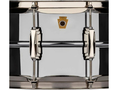 Ludwig "Super Ludwig" Chrome over Brass Snare Drum - 6.5 x 14-inch image 2