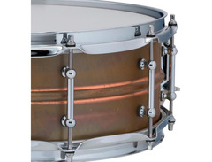 Ludwig Copper Phonic Snare Drum - 5 x 14-inch - Raw Patina image 2