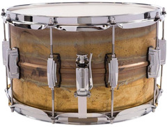Ludwig Raw Brass Snare Drum - 8 x 14-inch - Raw Patina image 2