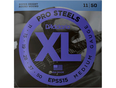 D'Addario EPS515 XL ProSteels Electric Guitar Strings - .011-.050 Medium image 2