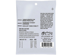 Martin MA130S Authentic Acoustic Marquis Silked Silk and Steel Guitar Strings - .0115-.047 image 2