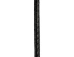 D'Addario PW-BG-20BK Braided Straight to Straight Instrument Cable - 20 foot Black image 2