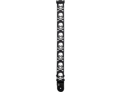 D'Addario Cross Bone Skull Guitar Strap image 3
